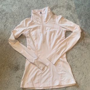 Lululemon quarter zip in light pink size 4